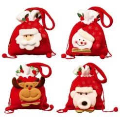 Christmas Bag Xmas Fabric Gift Bags Apple Bags For Favors And Decorations -Schmidt Butik 410577526 max