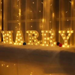 Qinwei Led Light Number Letter Sign For Night Light Wedding Birthday Party Christmas Home Decoration Number Lampletter A -Schmidt Butik 413042651 max