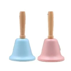 2pieces Metal Hand Bells,christmas Hand Bell,musical Bell,for Hotels,schools,restaurants -Schmidt Butik 423782488 max