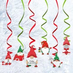6pcs/set Ceiling Hanging Decor For Christmas Party Supplies Xmas Decorations -Schmidt Butik 435848798 max