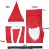 1 Set Santa Claus Costume Adult Suit Christmas Outfit Fancy Dress Us Shipping One Size