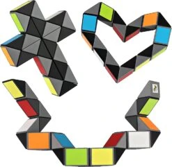 Sensory Fidget Snake Cube Twist Puzzle-Snake Puzzle 24 Blocks Large Snake Speed Cubes -Goody Bag Fillers Classroom Rewards Bulk Christmas Stocking Stu -Schmidt Butik 447427738 max