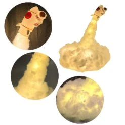 3d Print Space Shuttle Lamp Rocket Nightlights For Space Lover Indoor Home Desk Table Moon Night Lamp Christmas Dcor -Schmidt Butik 455216059 max