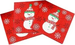 Christmas Napkins,13 Inches Disposable Paper Napkins With Christmas Pattern Prints For Dinner Parties,cocktail,luncheon,lunch Buffet,appetizer,dessert
