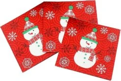 Christmas Napkins,13 Inches Disposable Paper Napkins With Christmas Pattern Prints For Dinner Parties,cocktail,luncheon,lunch Buffet,appetizer,dessert -Schmidt Butik 458180555 max