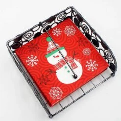 Christmas Napkins,13 Inches Disposable Paper Napkins With Christmas Pattern Prints For Dinner Parties,cocktail,luncheon,lunch Buffet,appetizer,dessert -Schmidt Butik 458180599 max
