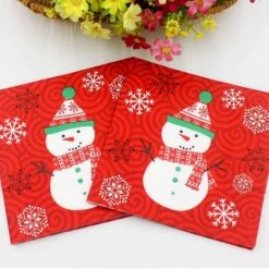 Christmas Napkins,13 Inches Disposable Paper Napkins With Christmas Pattern Prints For Dinner Parties,cocktail,luncheon,lunch Buffet,appetizer,dessert -Schmidt Butik 458180791 max