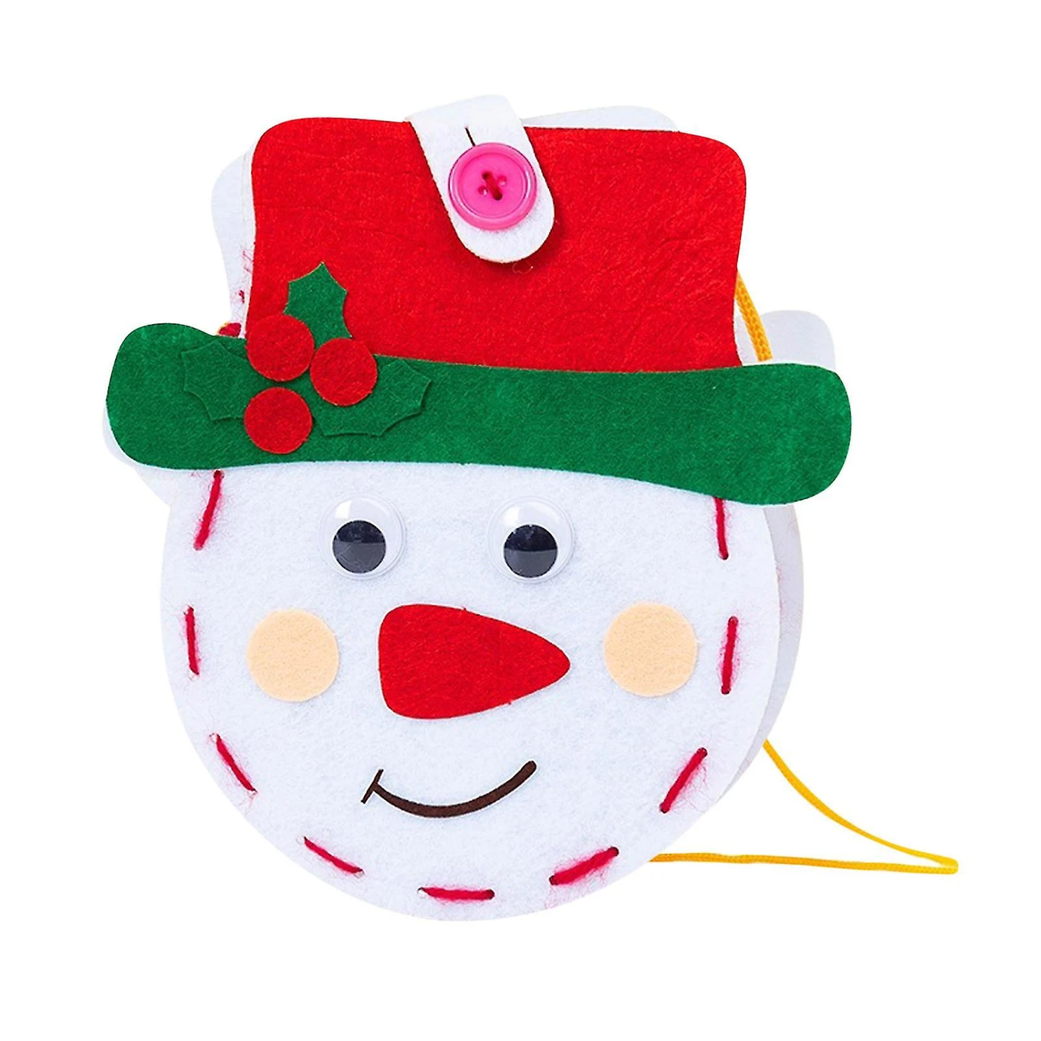 Christmas Handmade Diy Non-woven Santa Claus Backpack Sewing Bag Kindergarten Children Making Material Package 1 Christmas Handmade Diy Non-woven Santa Claus Backpack Sewing Bag Kindergarten Children Making Material Package