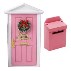 1/12 Scale Dollhouse Door Mailbox Christmas Wreath Tree Miniature Doll House Furniture Accessories Diy Mini Fairy Garden Decoration -Schmidt Butik 470185686 max
