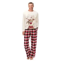 Christmas Elk Pyjamas Parent Child Set Family Matching Nightwear Xmas Casual Pjs -Schmidt Butik 490565459 max