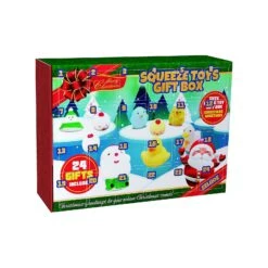 24 Days Christmas Squeeze Toys Blind Box Anti-anxiety Sensory Squeeze Fidgets Set For Christmas @bugu