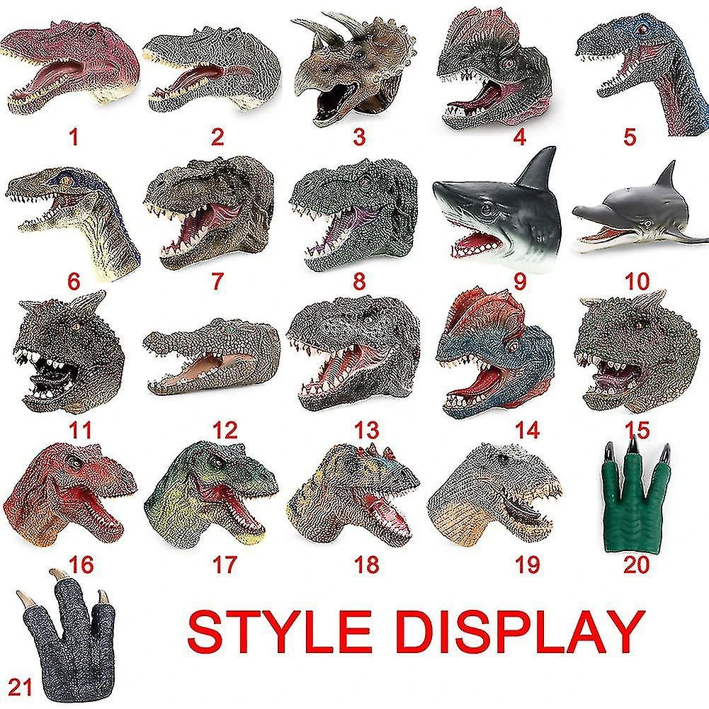 Tyrannosaurus Rex Dinosaur Shark Head Gloves Paw Glove Toy Halloween/christmas Gift For Boy Kid 1 Tyrannosaurus Rex Dinosaur Shark Head Gloves Paw Glove Toy Halloween/christmas Gift For Boy Kid