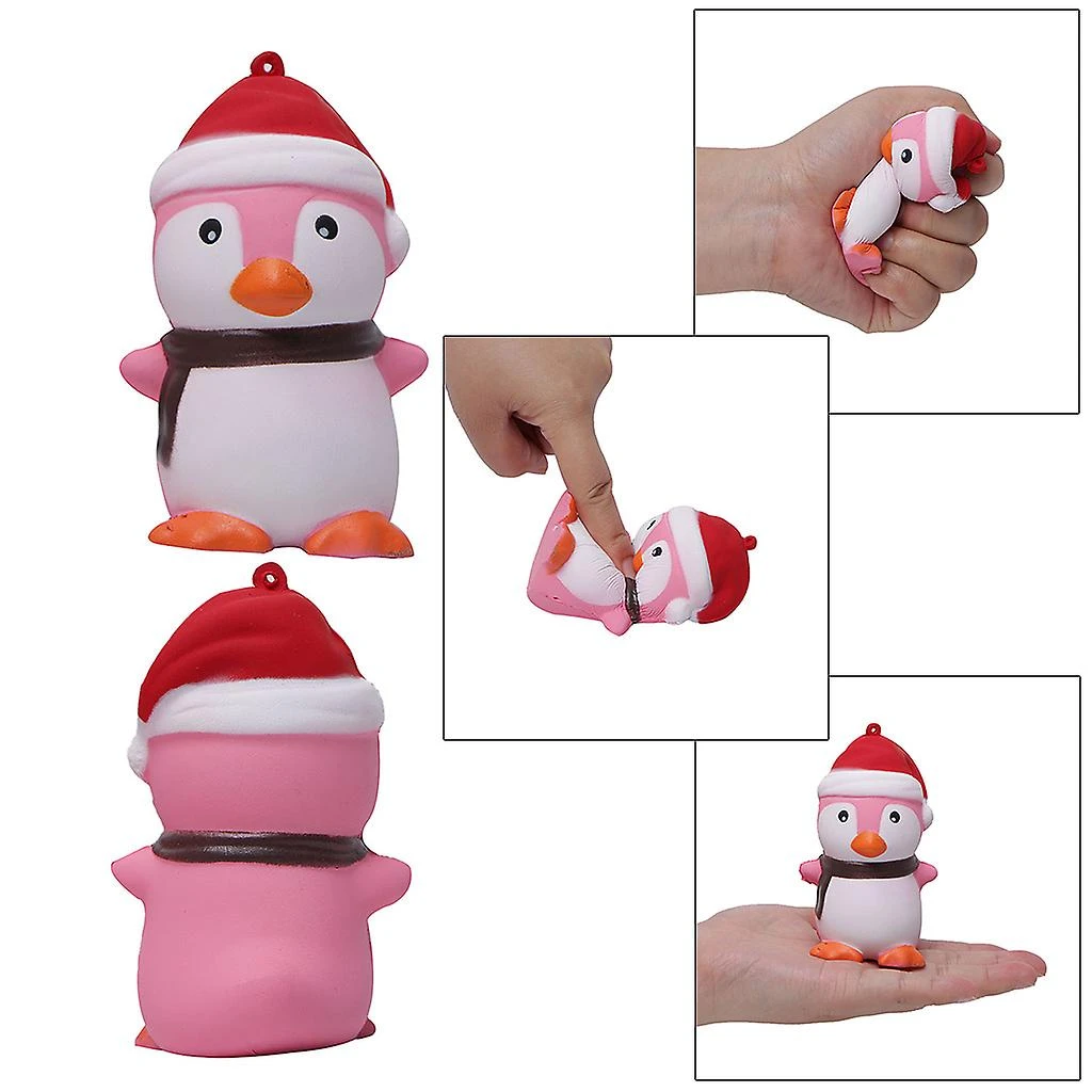 Decompression Pu Squeeze Toy Christmas Penguin Model Slow Rising Stress Reliever 5 Decompression Pu Squeeze Toy Christmas Penguin Model Slow Rising Stress Reliever - Billede 5