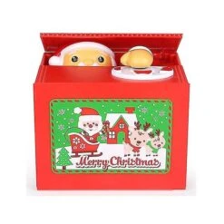Santa Claus Steal Coin Money Box Children Learning Saving Banks Educational Christmas Gift For Kid @bugu -Schmidt Butik 495124659 max