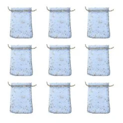 Royal Blue Laminated Film, Pouches & Sheets 100 Pcs Christmas Candy Bag