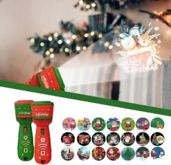Christmas Slide Projector Torch Light, Flashlight Projector Torch Light Toys, Early Learning Education Toy Red -Schmidt Butik 510395512 max