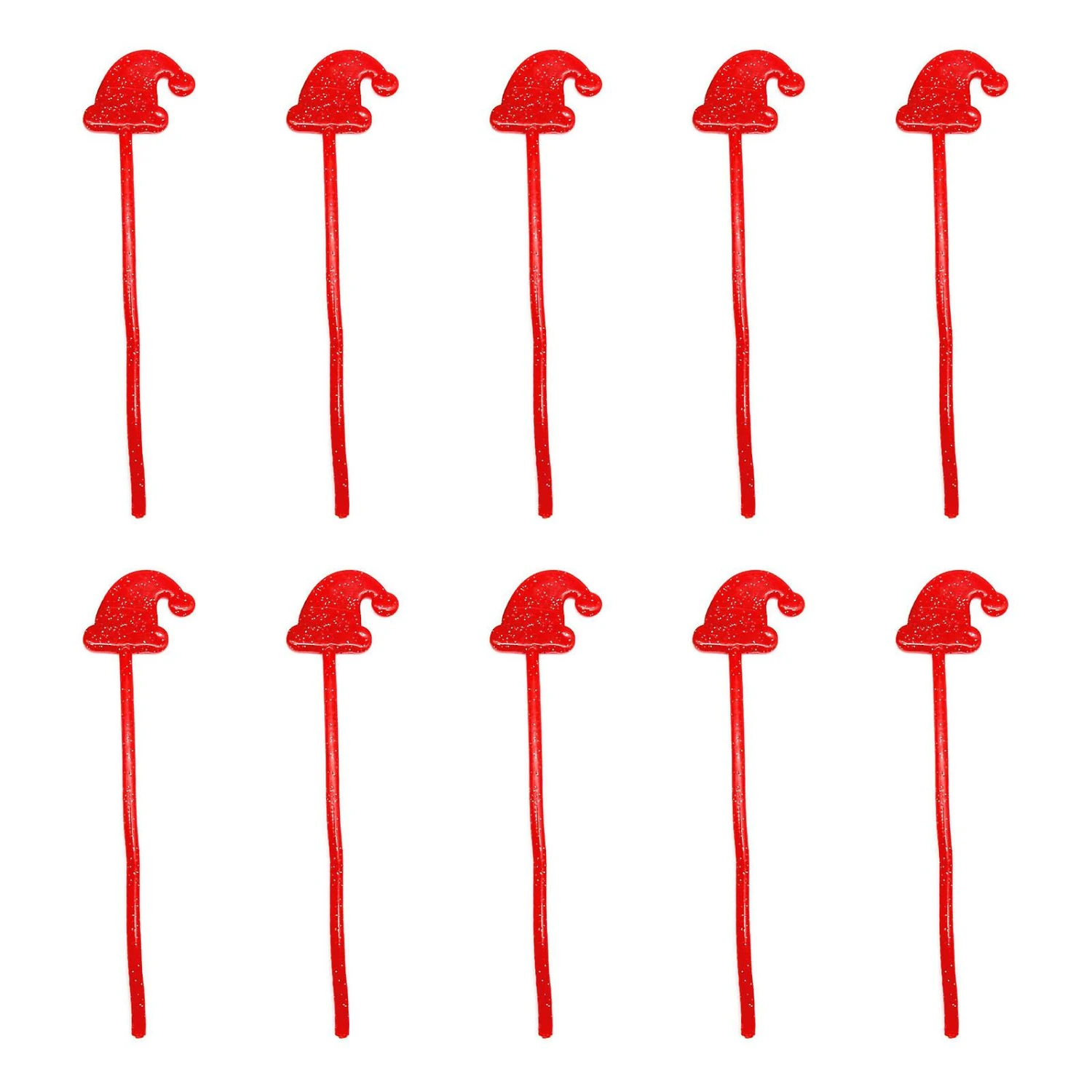 For Creative Sticky Hands Toy 10pcs Christmas Hat Shaped Elastically Sticky For Red 5 For Creative Sticky Hands Toy 10pcs Christmas Hat Shaped Elastically Sticky For Red - Billede 5