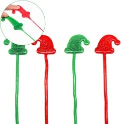 For Creative Sticky Hands Toy 10pcs Christmas Hat Shaped Elastically Sticky For Red 8 For Creative Sticky Hands Toy 10pcs Christmas Hat Shaped Elastically Sticky For Red -Schmidt Butik 510882234 max