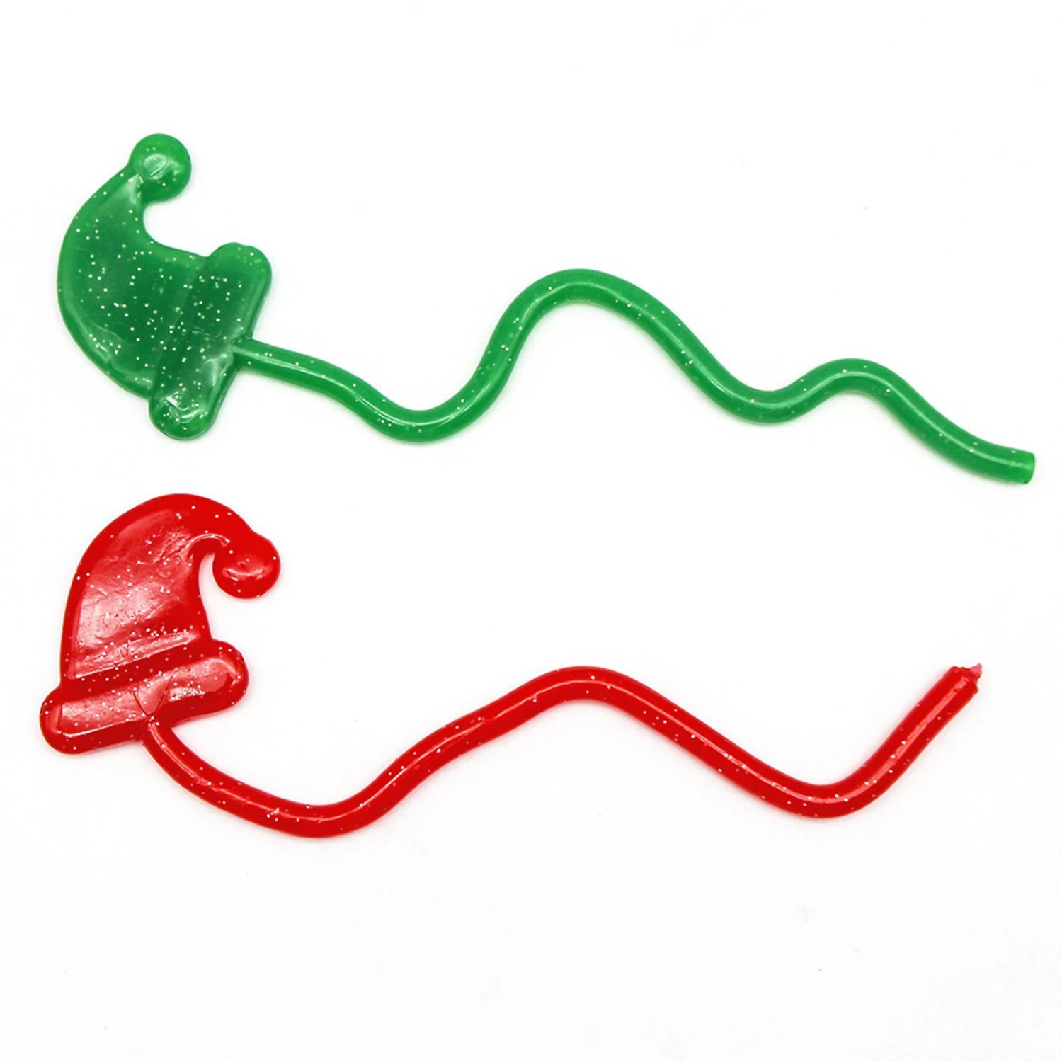 For Creative Sticky Hands Toy 10pcs Christmas Hat Shaped Elastically Sticky For Red 2 For Creative Sticky Hands Toy 10pcs Christmas Hat Shaped Elastically Sticky For Red - Billede 2
