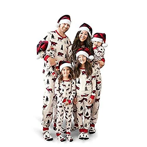 The Children's Place Family Matching Christmas Holiday Pajamas Sets, Snug Fit 100% Cotton, Adult, Big Kid, Toddler, Baby Womens 2 The Children's Place Family Matching Christmas Holiday Pajamas Sets, Snug Fit 100% Cotton, Adult, Big Kid, Toddler, Baby Womens - Billede 2
