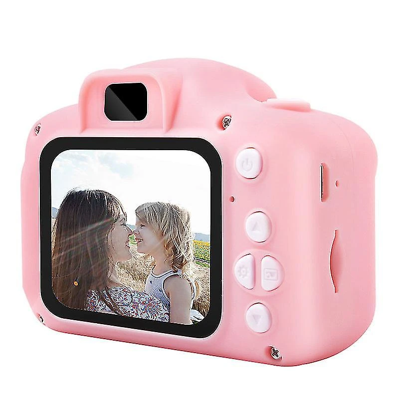 Shockproof Selfie Kids Digital Video Camera Toy Christmas Birthday Gifts Pink 2 Shockproof Selfie Kids Digital Video Camera Toy Christmas Birthday Gifts Pink - Billede 2