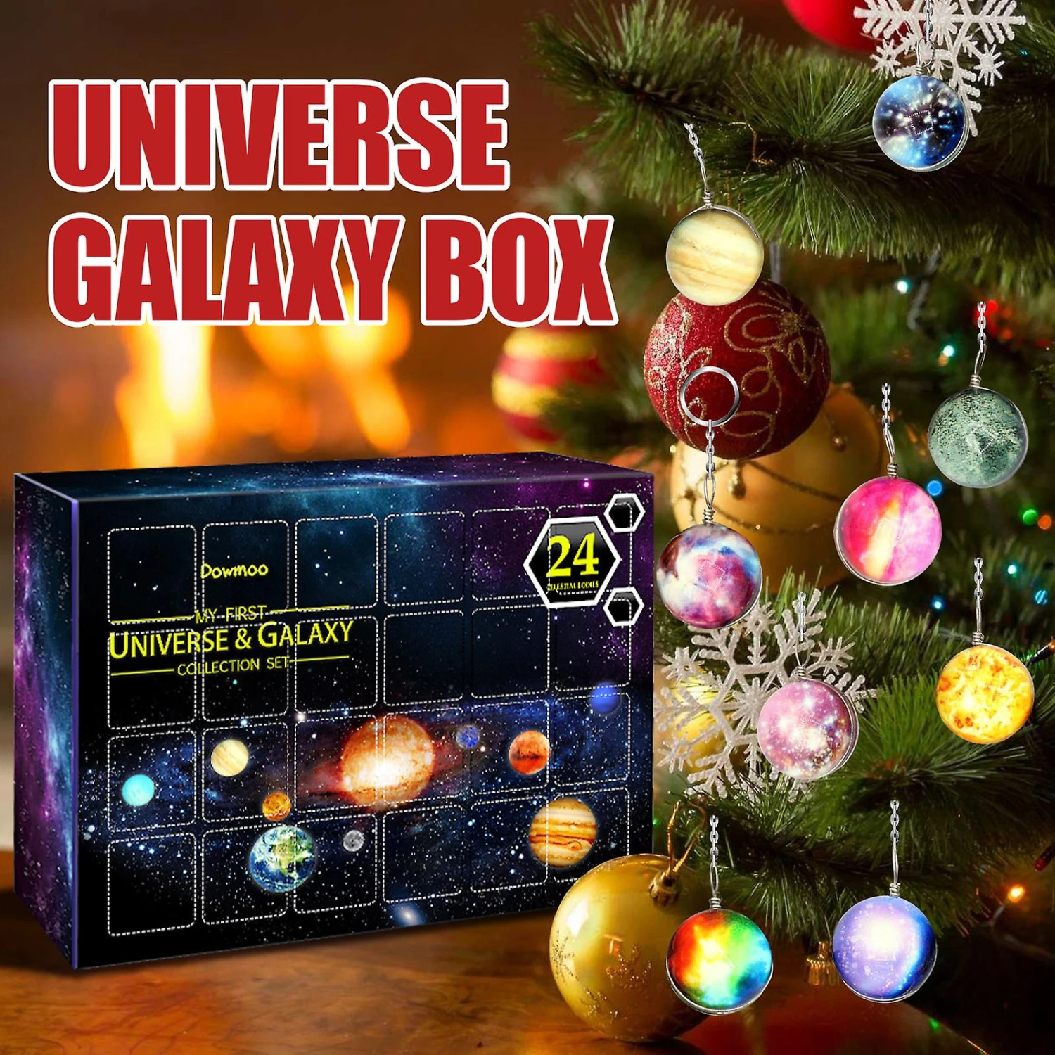 Countdown Christmas 2023 24 Cosmic Planet Blind Box Children Holiday Gift Toys 2 Countdown Christmas 2023 24 Cosmic Planet Blind Box Children Holiday Gift Toys - Billede 2