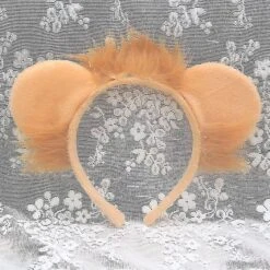 Cartoon Animal Lion Headband Ear For Birthday Party Cosplay Costume Christmas Halloween Fz5-2