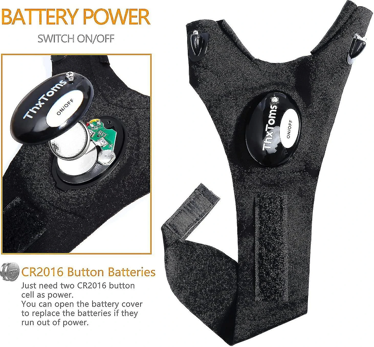 Led Flashlight Gloves, Hands Free Light Gloves, Halloween Christmas Birthday Gift Idea For Men Women Who Has Everything, Cool Gadgets Tools For Campin 5 Led Flashlight Gloves, Hands Free Light Gloves, Halloween Christmas Birthday Gift Idea For Men Women Who Has Everything, Cool Gadgets Tools For Campin - Billede 5