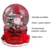 Christmas Crystal Ball Music Box