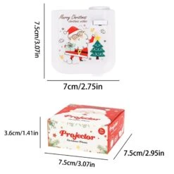 Christmas Projector Toy,mini Merry Christmas With Projection Card,kids Gifts