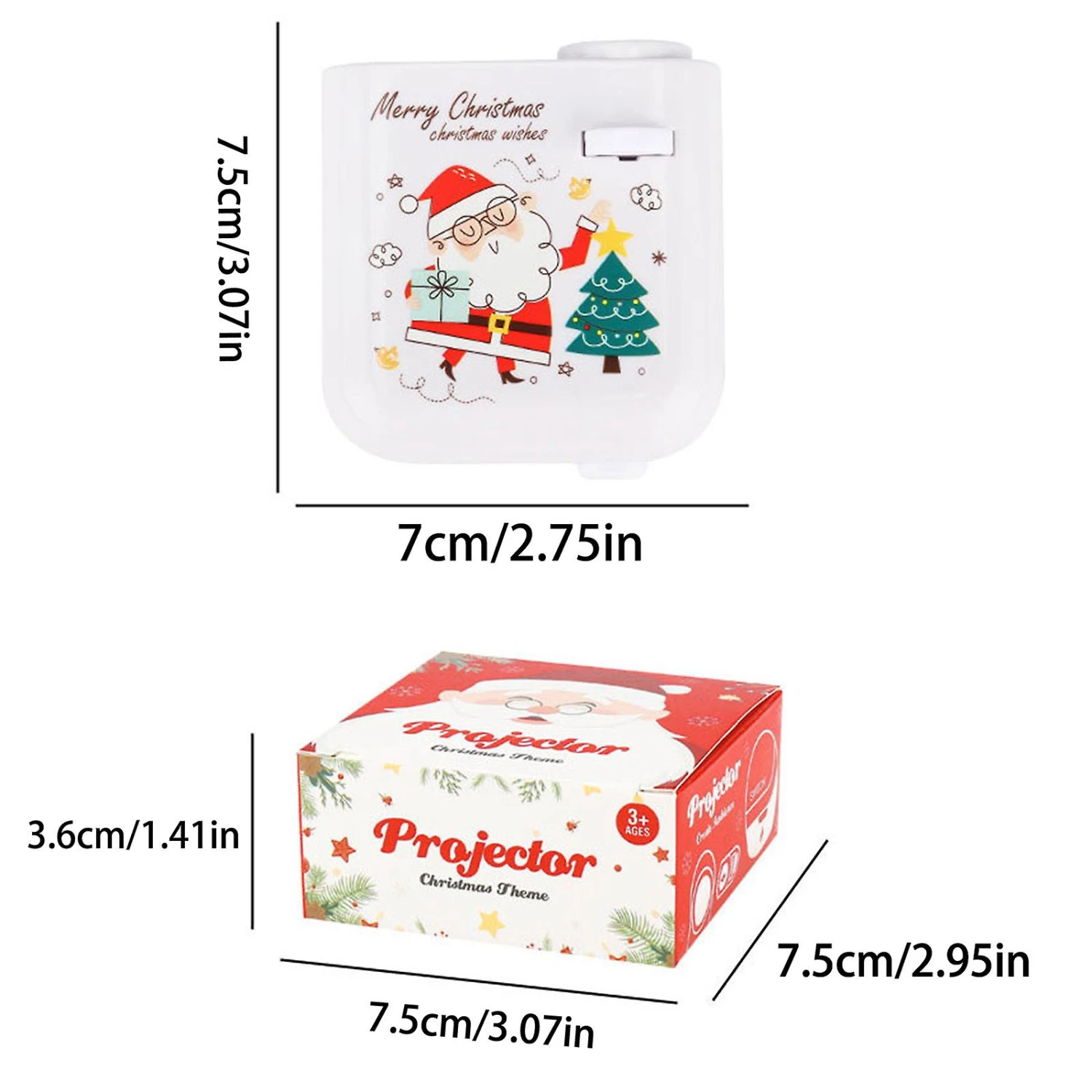 Christmas Projector Toy,mini Merry Christmas With Projection Card,kids Gifts 1 Christmas Projector Toy,mini Merry Christmas With Projection Card,kids Gifts