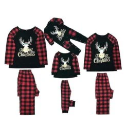 2022 Christmas Father Mother Kids Clothes Top+pants Christmas Pajamas For Family Matching OutfitXmas Pajamas Set Baby Romper -Schmidt Butik 542164865 max