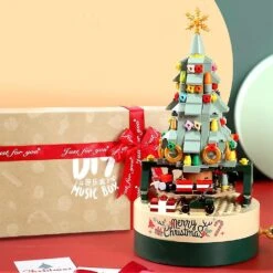 Christmas Music Box Building Kits Decor Gift For Kid Eas @bugu 2