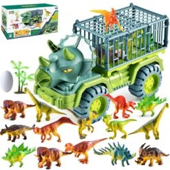 Boys Girls Dinosaur Truck Playset Kids Toy Christmas Eggs Activity Carrier Play 5 Boys Girls Dinosaur Truck Playset Kids Toy Christmas Eggs Activity Carrier Play -Schmidt Butik 543296892 max