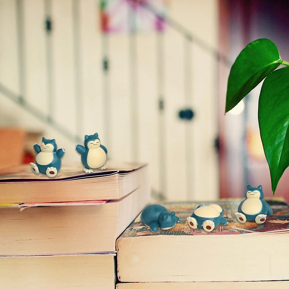 5stk 3cm Figur Model Collection Legetøj Christmas Snorlax Feature Fans PVC Sovende 3 5stk 3cm Figur Model Collection Legetøj Christmas Snorlax Feature Fans PVC Sovende - Billede 3