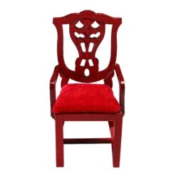Dolls House Wood Chairs 1:12 Christmas Dollhouse Armchair Miniature Wood Chair -Schmidt Butik 543775130 max