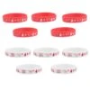 10pcs Christmas Silicone Decorative Bracelets Xmas Wristbands Party Supplies