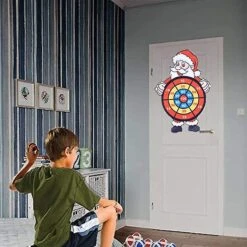 Balls Dart Board Christmas Santa Claus Style Children Dart Board Kit_x -Schmidt Butik 551302099 max