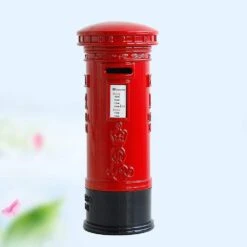 Telephone Piggy Bank London Phone Booth Change Bank Postal Money Pot Red Storage Moneybox As Christmas Birthday Giftred)(1pcs) -Schmidt Butik 553985399 max
