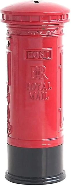 Telephone Piggy Bank London Phone Booth Change Bank Postal Money Pot Red Storage Moneybox As Christmas Birthday Giftred)(1pcs)