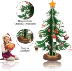 Mini Wooden Christmas Tree Toy Set With -Schmidt Butik 553991463 max