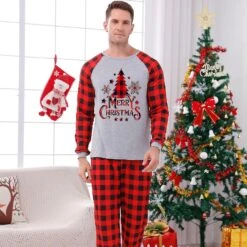 Matching Christmas Family Pajamas Sets Matching Christmas Family Pajamas Sets Z Red -Schmidt Butik 556782965 max