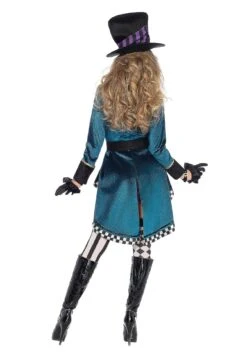 Women's Alice Mad Hatter Adult Magician Performance Costume Stage Performance Costume Christmas M