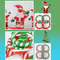 Christmas Ring Toss Game Inflatable Christmas Party Favors Indoor -Schmidt Butik 558902722 max