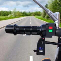 Motorcycle Electric Hot Hand Grips Wear-resistant And Durable Gift For Christmas New Year Green Light -Schmidt Butik 564207179 max