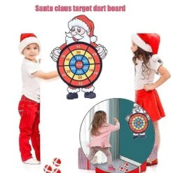 Balls Dart Board Christmas Santa Claus Style Children Dart Board Kit_x -Schmidt Butik 564540542 max