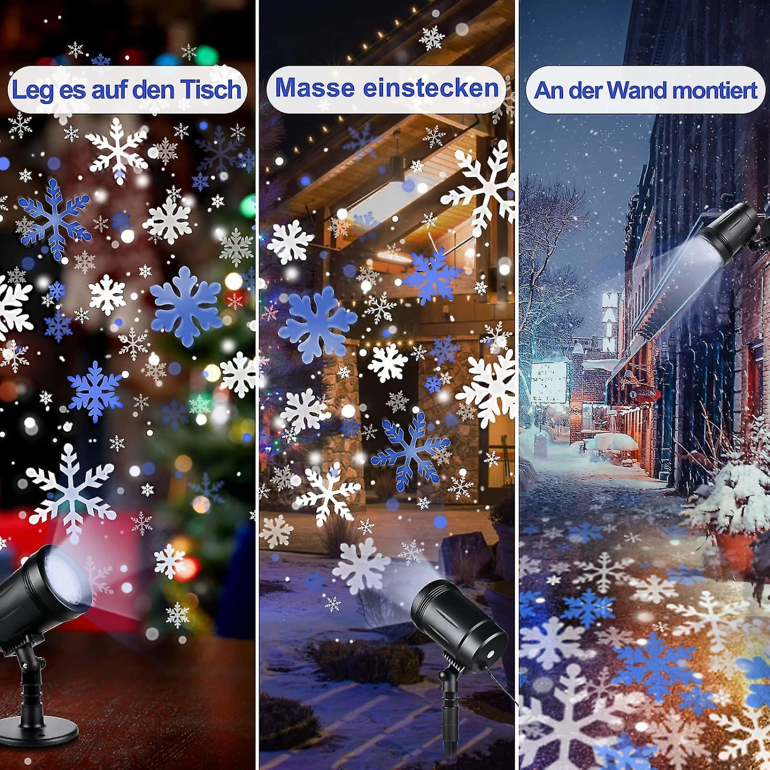 Christmas Projector, Outdoor Led Christmas Projector Light With Ip65 Waterproof Remote Control 3 Christmas Projector, Outdoor Led Christmas Projector Light With Ip65 Waterproof Remote Control - Billede 3