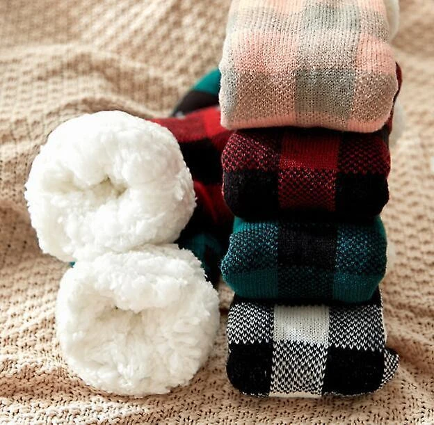 Fluffy Thermal Sherpa Slipper Socks Ultra Soft Christmas Winter Socks Grey 3 Fluffy Thermal Sherpa Slipper Socks Ultra Soft Christmas Winter Socks Grey - Billede 3