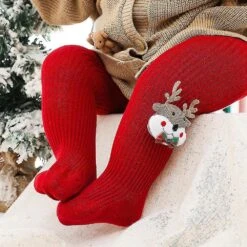 Child Christmas Home Socks Trousers Funny Costume Soft Cozy Christmas Trouserss -Schmidt Butik 570858302 max