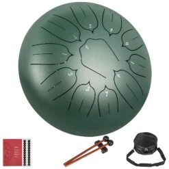 10" Steel Tongue Drum Handpan 11 Notes Christmas Gift Pan Drum Han Pan Meditation D Major -Schmidt Butik 571175880 max